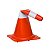 Cone Pvc Flexível Nbr 15071 75cm Laranja/Branco - Imagem 4