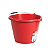 Balde Plast Extra-Refor 12l Vermelho 954 - Imagem 1