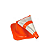 Cone Pvc Flexivel Laranja 50cm Plt2 Refletivo - Imagem 3