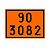 Placa Numerologia - 30 X 40 - 1,50mm - 90 3082 - Imagem 1