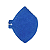 Respirador Ecoar - Pff2 - Sem Valvula - Azul - C.A. 38811 - Imagem 1