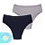 Kit com 2 Calcinhas com Elástico Largo Algodão com Elastano - Imagem 2