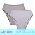Kit com 2 Calcinhas Cava Alta Cotton - Imagem 1