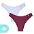 Kit com 2 Tangas Cintura Baixa Algodão com Elastano - Imagem 1