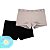 Kit com 2 Calcinhas Boxer Feminina Algodão com Elastano - Imagem 1