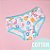 Kit com 6 Calcinhas Estampadas de malha Cotton - Imagem 8