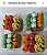 Molde de silicone de Legumes/Verduras (Modelo 2) brocolis, alho, cenoura, chuchu, abobora, pimentão e vagem - Imagem 3