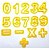 Cortadores de Números e Símbolos amarelo - Imagem 9