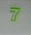 Cortadores de Números 7 Verde - Imagem 1