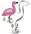 Cortador Flamingo Festa Tropical - Imagem 1