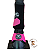 Kit caneleiras dianteiras + cloches Speed Horse pink/preto - Imagem 2