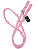 Rédea de tambor de nylon rosa bebê - Imagem 1