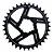 Coroa Ictus Direct Offset 3mm 34t - Preta - Imagem 1