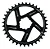 Coroa Ictus Direct Offset 3mm 36T Preto - Imagem 1