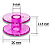 Bobina Alta Para Máquina de Costura Doméstica Acrílica Colorida - Imagem 3