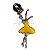 Cursor De Zíper Nº 5 Bailarina Amarelo - Imagem 1