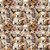 LANÇAMENTO - PRÉ VENDA 23/03 Tricoline Digital 3D Cachorrinhos Creme - Imagem 1