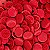 Botão Pressão Plástico 12 Vermelho - 20 unidades - Imagem 1