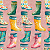 Tecido Tricoline Digital Galochas - Imagem 1
