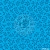 Tecido Tricoline Folhinhas Azul Céu - Imagem 1