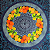 Tecido Digital Souplat Frutas Cítricas Fd Azul Marinho - Imagem 1