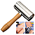 Rolo P/ Prensar Couro 10cm - Imagem 1