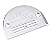 Chapa de Agulha Reta 4 Carreiras Leve C/ Escala Jack Original - Imagem 1