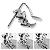 Calcador Reta 6 em 1 Metal C/ Guia F88 - Imagem 1