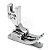 Calcador de Pesponto Para Reta Industrial de Metal com Guia Esquerdo 3/16 (5mm) - Imagem 1