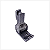 Calcador Reta Pesponto Metal 1/4 Esquerdo - Imagem 1