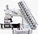 Máquina de Costura Industrial Elastiqueira Jack Cilíndrica 12 Agulhas 8009 220v - Essencial - Imagem 1