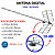 Antena Digital Externa 4K Yagi para TV Longo Alcance - Alta Ganho e Potencia 18 dBi - Proeletronic  PROHD-1118 com 10 metros de cabo coaxial - Imagem 2