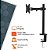 Suporte para Monitor Articulado 360° 13" a 27" Inclinação de 45° Proeletronic PQSM-MO01 - Imagem 4