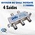 Divisor de Sinal para Antena de TV com 4 Saidas de Alta Frequencia Splitter 5-2400 Proeletronic - Imagem 3