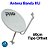 Kit Antena Parabólica Banda Ku 60cm Receptor Digital 15 metros cabo - Imagem 3