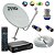 Kit Antena Parabólica Banda Ku 60cm Receptor Digital 15 metros cabo - Imagem 8