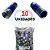 Conector Rg6 De Compressão Profissional para Cabo Coaxial 20 unidades - Proeletronic - Imagem 1
