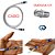 Cabo Coaxial para Antena de TV 90% malha 1 Metros + EMENDA F/F - crimpado pronto pra uso - Imagem 2