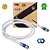 Cabo Coaxial para Antena de TV 90% malha 1 Metros + EMENDA F/F - crimpado pronto pra uso - Imagem 3