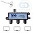 Divisor de Sinal para Antena de TV com 3 Saidas Splitter 5-1000 Proeletronic - Imagem 1