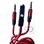 Cabo P2 X P3 Com Microfone Estéreo Embutido Para Headset Aux - Imagem 8