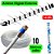 Antena Digital externa Proeletronic Prohd-1040 Lte 14dBi + 10 metros Cabo Coaxial 90% malha - Imagem 1