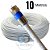 Antena Digital externa Proeletronic Prohd-1040 Lte 14dBi + 10 metros Cabo Coaxial 90% malha - Imagem 3