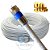 Cabo Coaxial para Antena de TV Flexivel 90% Malha 10 Metros Crimpado - Proeletronic - Imagem 2
