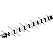 Antena Digital externa Proeletronic Prohd-1040Lte02 14dBi - Imagem 1