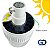 Lampião Led Solar Recarregável Lâmpada Acampamento Barraca, Obra, Pesca BOMVIK BOM-4212 - Imagem 5