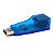 Adaptador Placa de Rede USB Lan Externa AZUL Ethernet 10/100 - Imagem 3