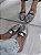 LOAFER JECY COURO PRATA VELHO STRASS - Imagem 2
