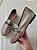 LOAFER JECY COURO PRATA VELHO STRASS - Imagem 1