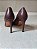 SCARPIN CELINE MARROM COURO 10CM - Imagem 2